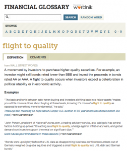 flight to quality at SmartMoney.com
