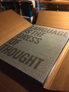 Language is the Dress of Thought poster